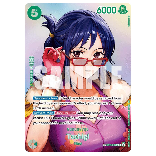One Piece CG Tashigi SP The Time of Battle OP14-029