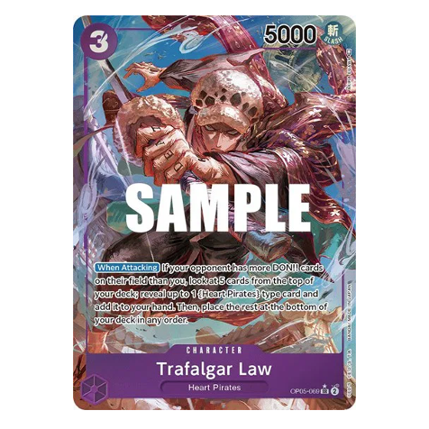 One Piece CG Trafalgar *Alternate Art* Awakening of the New Era OP05-069