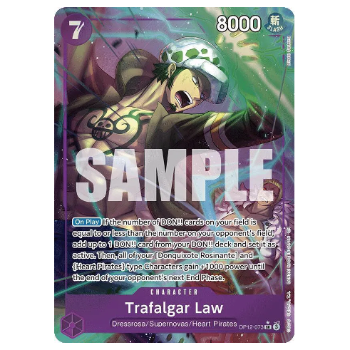 One Piece CG Trafalgar *Alternate Art* Law Legacy of the Master OP12-073