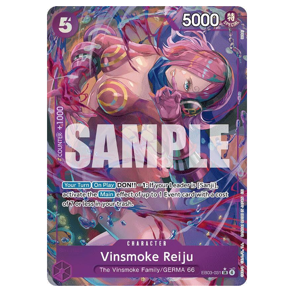 One Piece CG Vinsmoke Reiju *Alternate Art* Heroines EB03-031