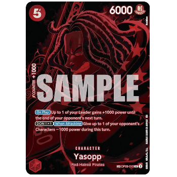 One Piece CG Yasopp Legacy of the Master OP09-013