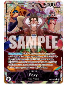 One Piece TCG Foxy *Parallel* 500 Years in the Future OP07-059