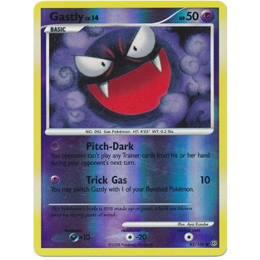 Pkemon TCG Gastly Stormfront  62/100