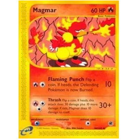 Pkemon TCG Magmar *Reverse Holo* Expedition 86/165