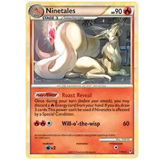 Pkemon TCG Ninetales Call of Legends 17/95
