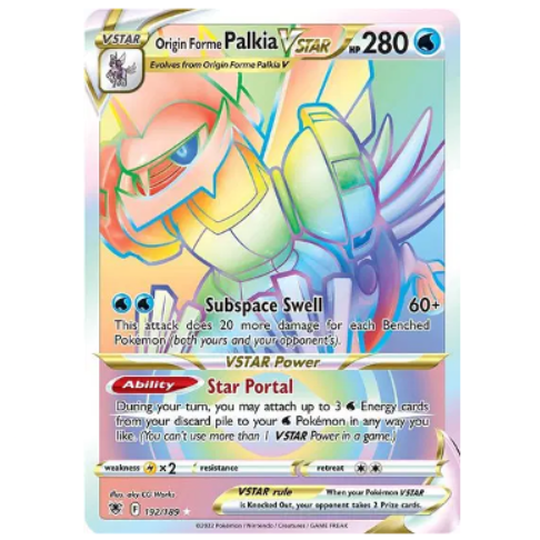 Pokémon TCG Origin Forme Palkia Astral Radiance 192/189