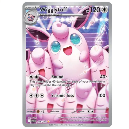 Pokémon TCG Wigglytuff Phantasmal Flames 105/094