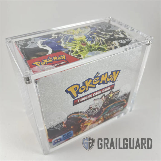 Grailguard Pokemon TCG Booster Box Premium Acrylic Display Protector Case
