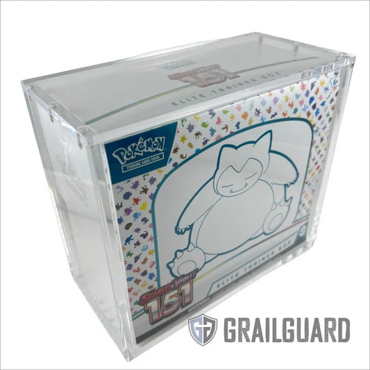 Grailguard Pokemon TCG Elite Trainer Box Premium Acrylic Display Protector Case