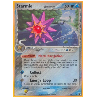 Pokemon Starmie *Holo Rare* EX Delta Species 15/113