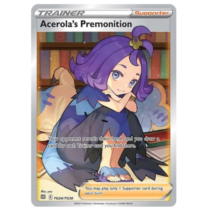 Pokemon TCG Acerola's Premonition Brilliant Stars TG24/TG30