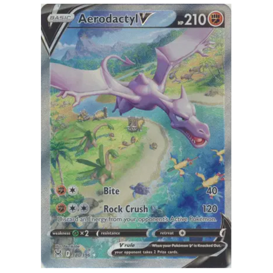 Pokemon TCG Aerodactyl V Lost Origin 180/196