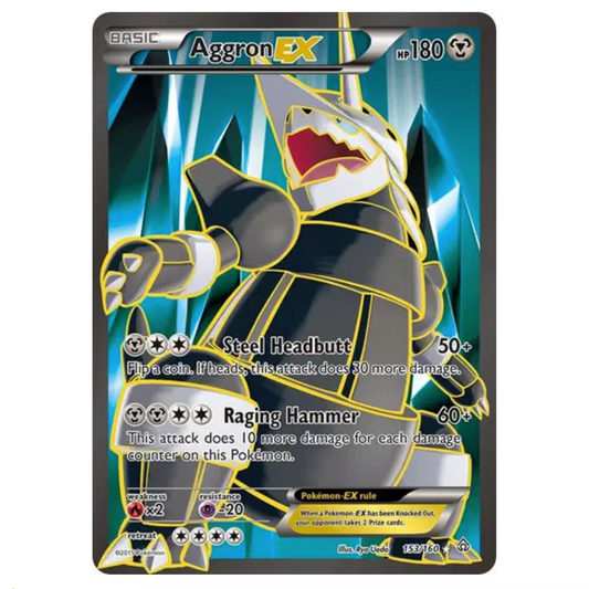 Pokemon TCG Aggron EX Primal Clash 153/160