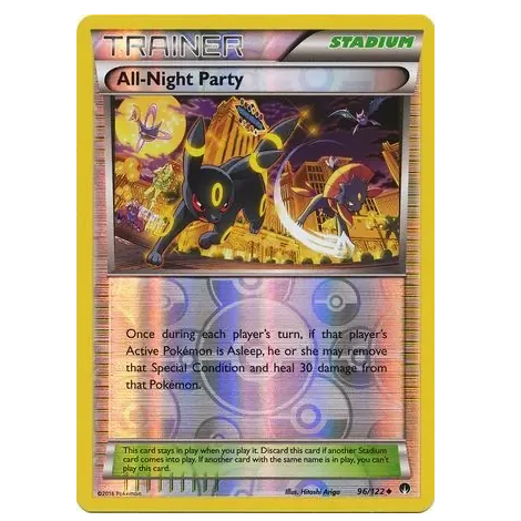 Pokemon TCG All-Night Party *Reverse Holo* BREAKpoint 96/122