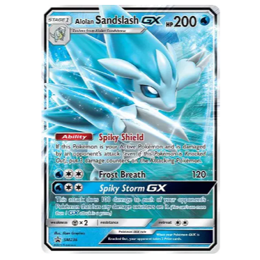 Pokemon TCG Alolan Sandslash GX Promo SM236