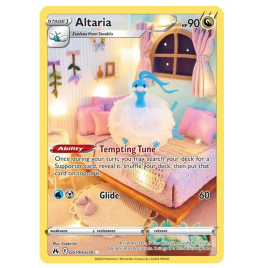 Pokemon TCG Altaria Crown Zenith GG19/GG70