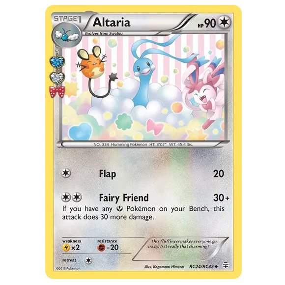 Pokemon TCG Altaria Generations RC24/RC32