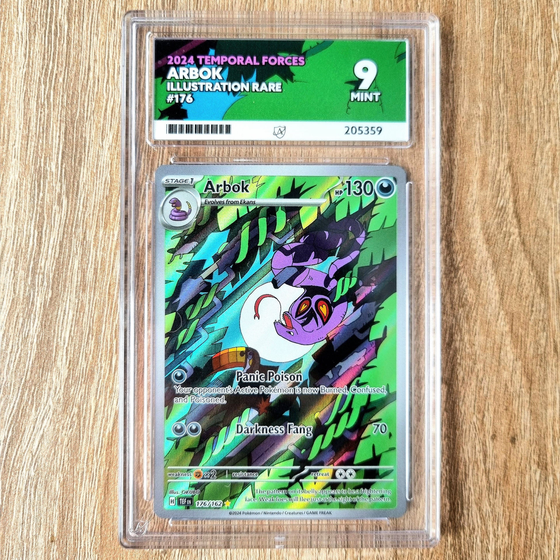 Pokemon TCG Arbok Temporal Forces 176/162 (Ace 9)