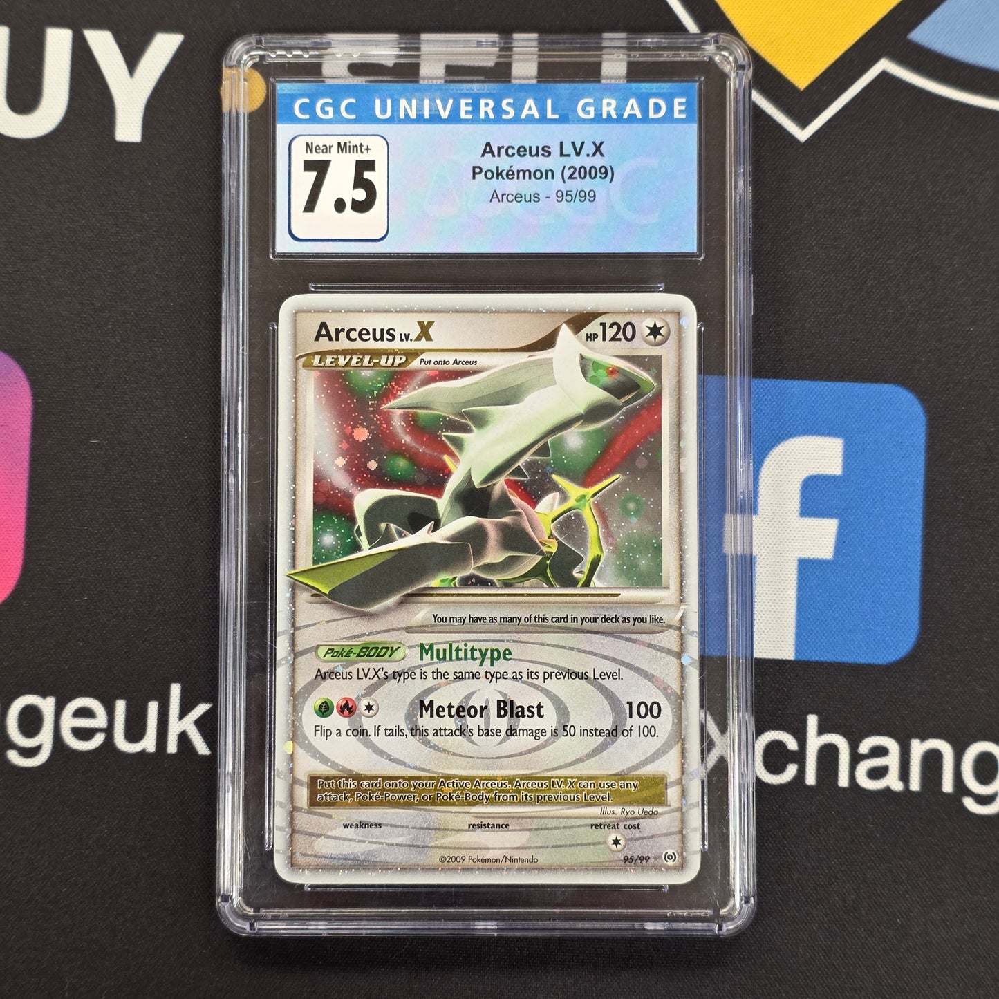 Pokemon TCG Arceus LV.X 95/99 (CGC 7.5)