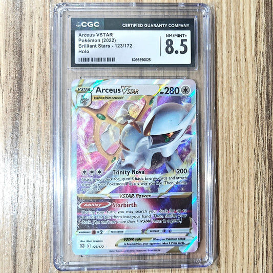 Pokemon TCG Arceus VSTAR Brilliant Stars 123/172 (CGC 8.5)