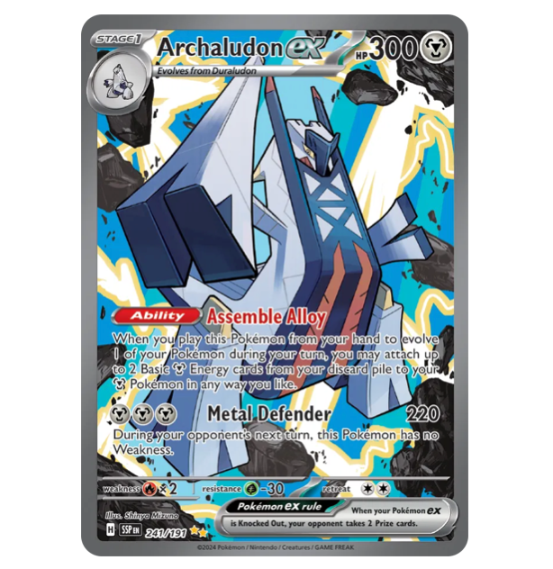 Pokemon TCG Archaludon ex Surging Sparks 241/191