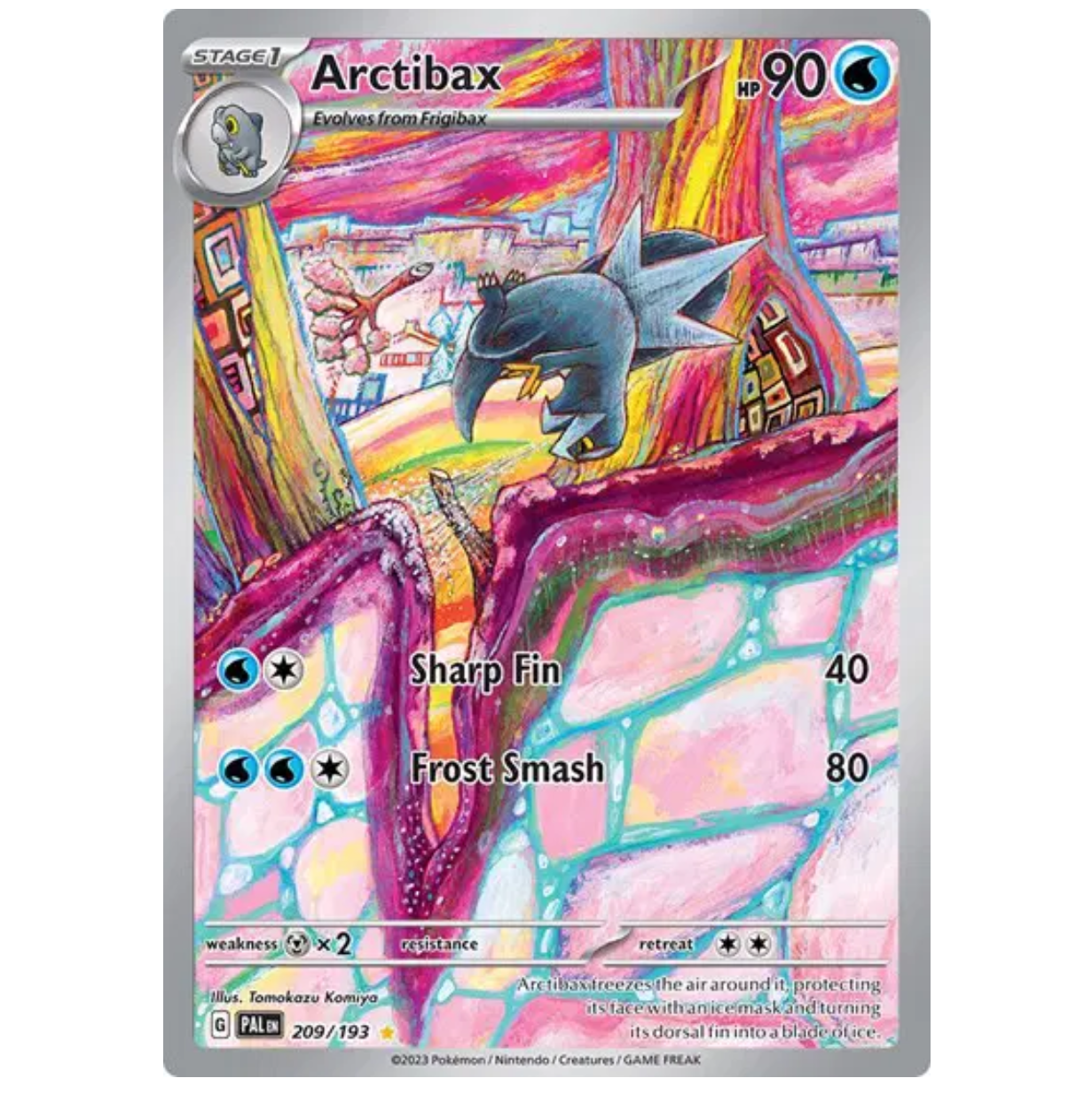 Pokemon TCG Arctibax Paldea Evolved 209/193