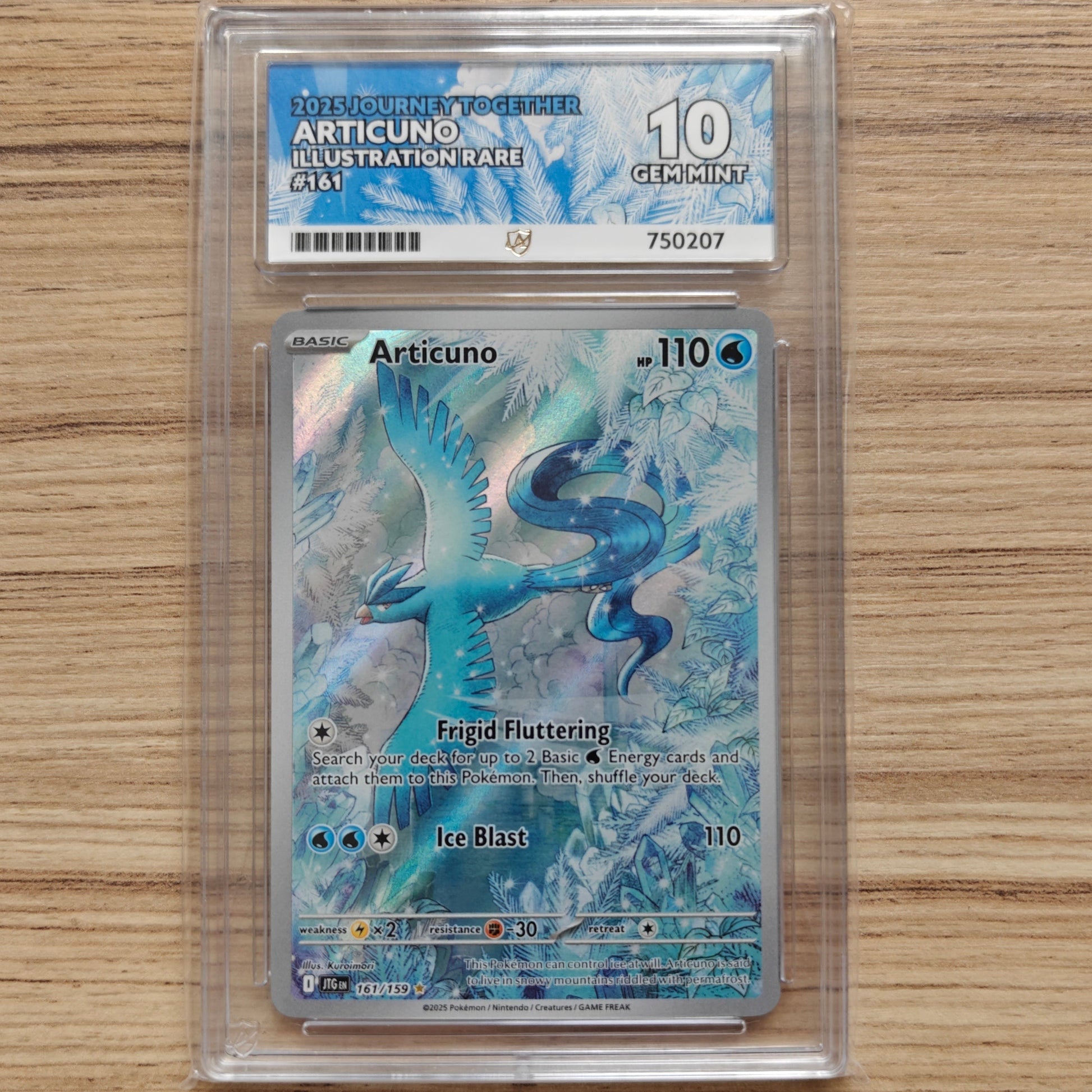 Pokemon TCG Articuno Journey Together 161/159 (ACE 10)