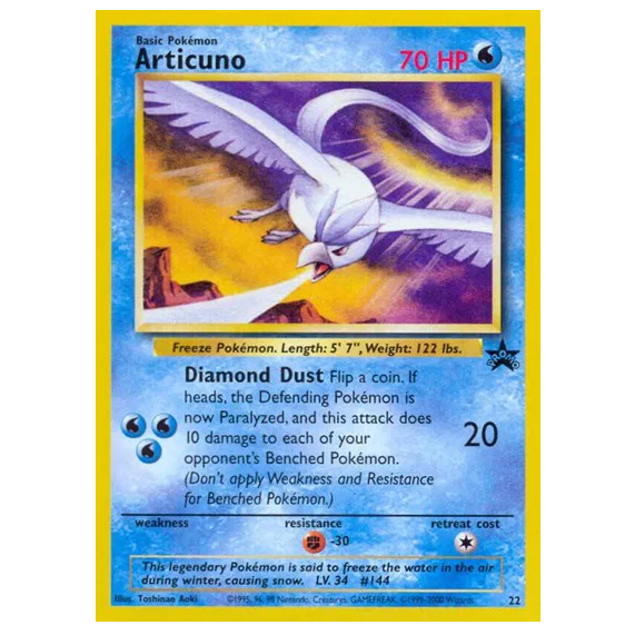 Pokemon TCG Articuno Promo 22