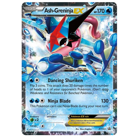 Pokemon TCG Ash-Greninja EX Promo XY133