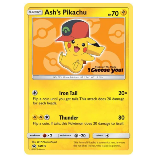 Pokemon TCG Ash’s Pikachu SM110