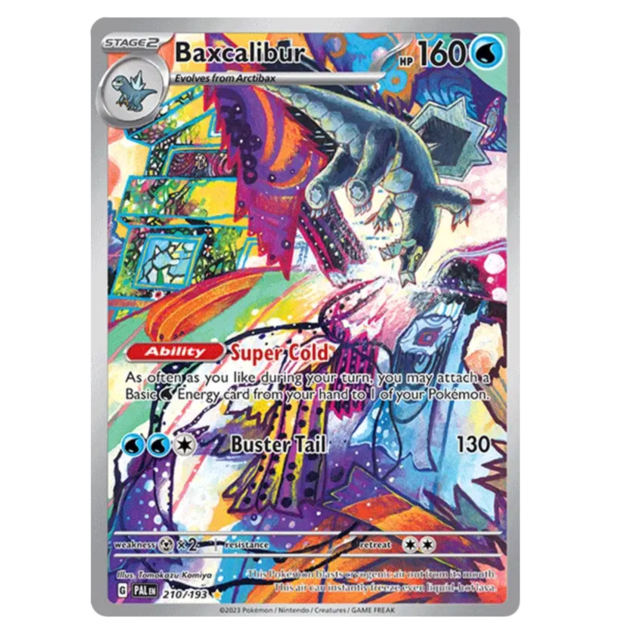 Pokemon TCG Baxcalibur Paldea Evolved 210/193