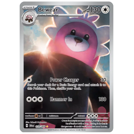 Pokemon TCG Bewear Shrouded Fable 079/064.