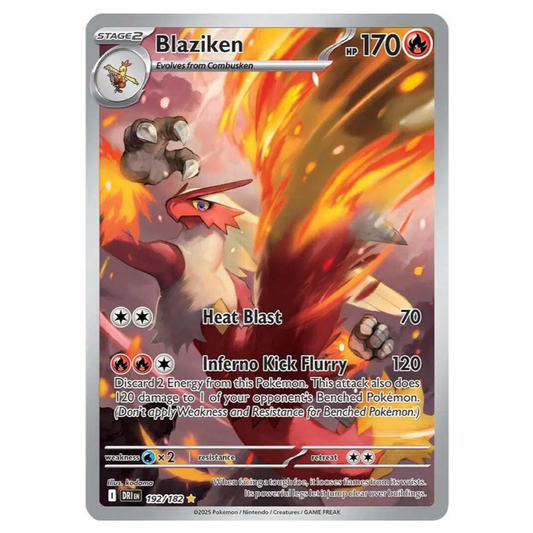 Pokemon TCG Blaziken Destined Rivals 192/182