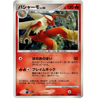Pokemon TCG Blaziken LV 56 Moonlit Pursuit DPBP#307 (Japanese)