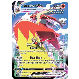 Pokemon TCG Blaziken VMAX Silver Tempest TG15/TG30