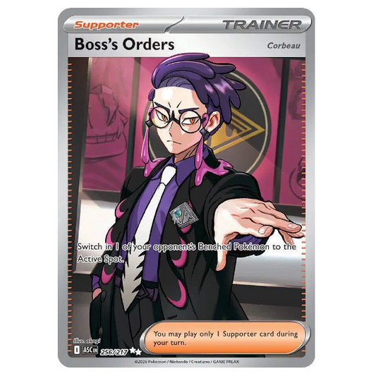 Pokemon TCG Boss's Orders Ascended Heroes 256/217