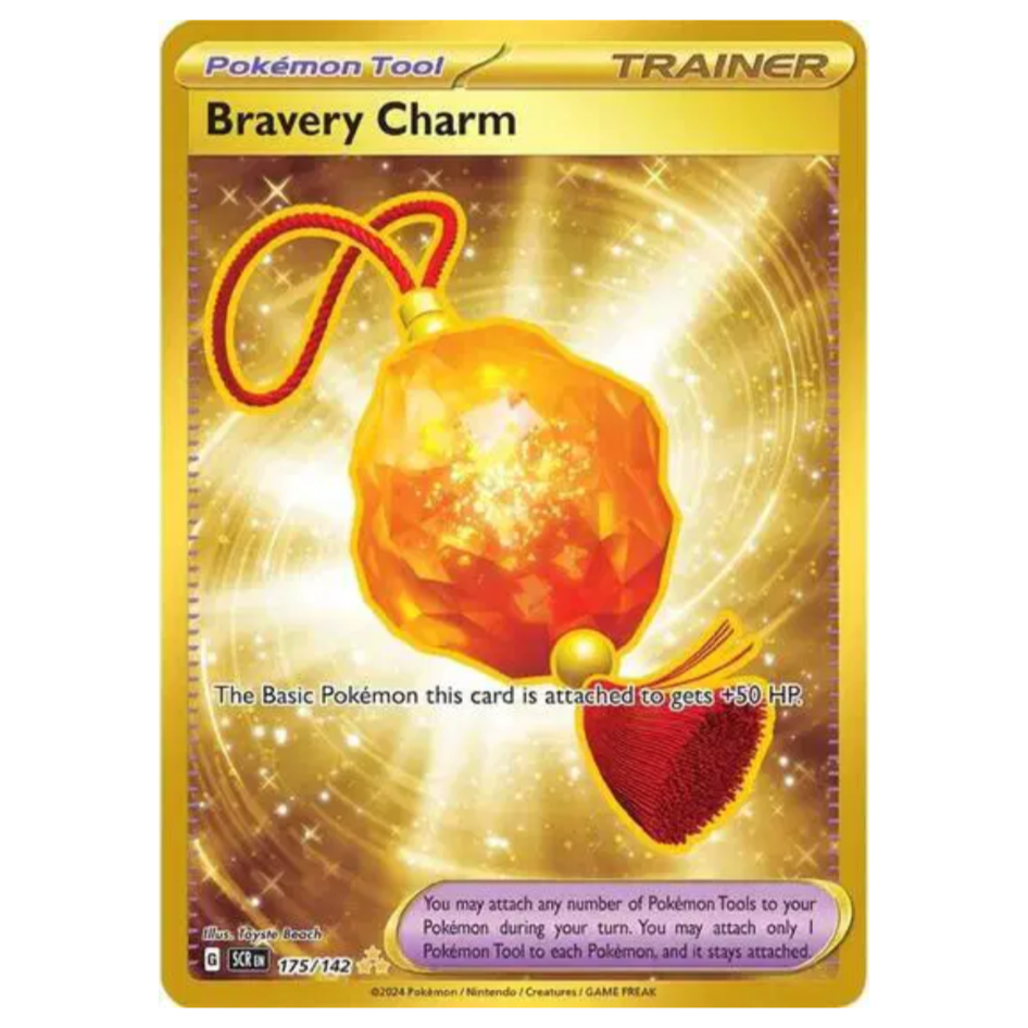 Pokemon TCG Bravery Charm Stellar Crown 175/142