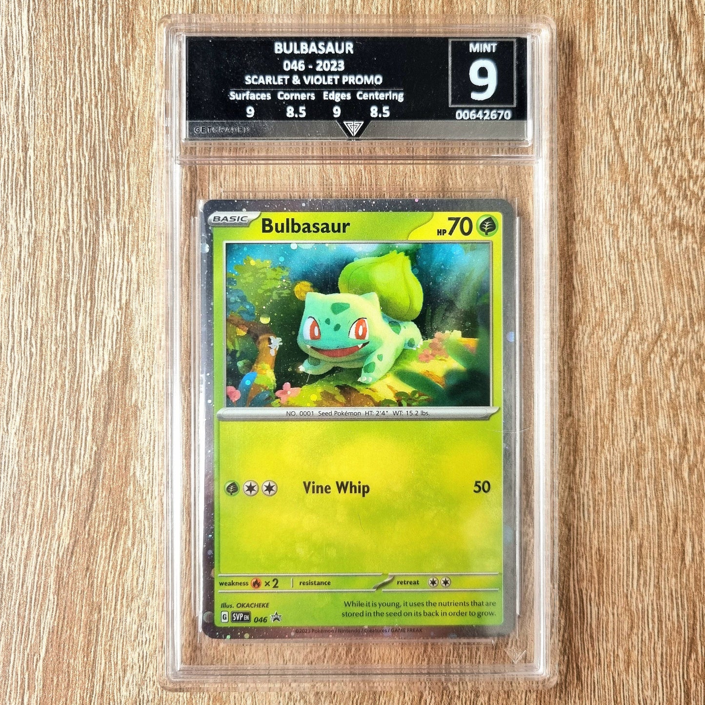 Pokemon TCG Bulbasaur Promo 046 (Get Graded 9)
