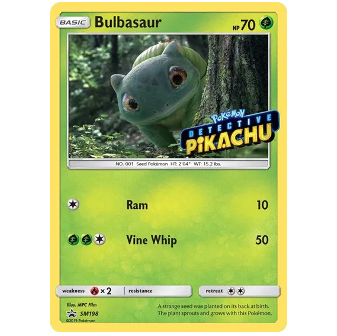Pokemon TCG  Bulbasaur Sun & Moon Promo SM198