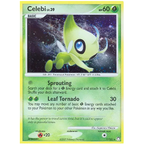Pokemon TCG Celebi LV.39 *Holo* Mysterious Treasures 7/123