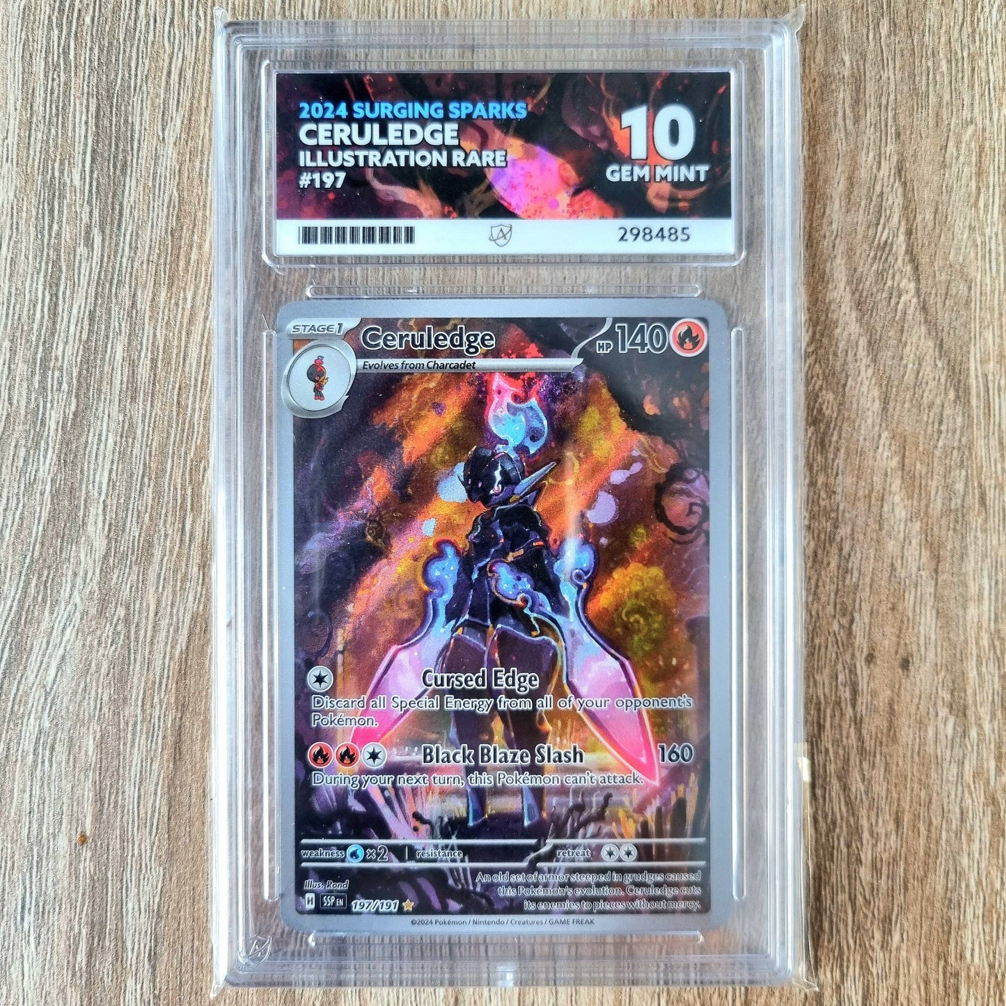 Pokemon TCG Ceruledge Surging Sparks 197/191 (Ace 10)