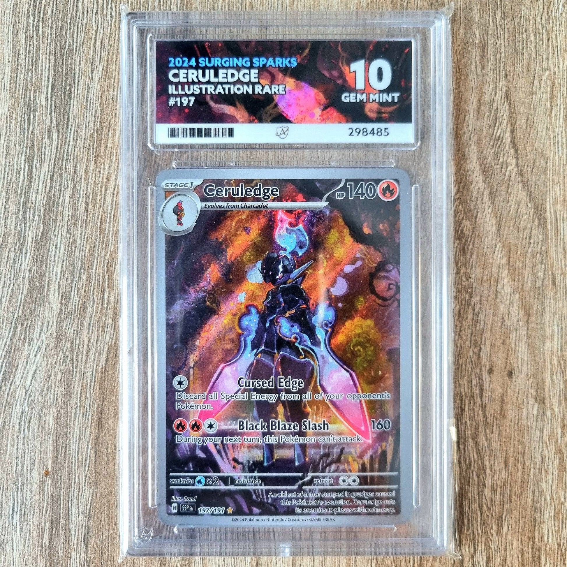 Pokemon TCG Ceruledge Surging Sparks 197/191 (Ace 10)