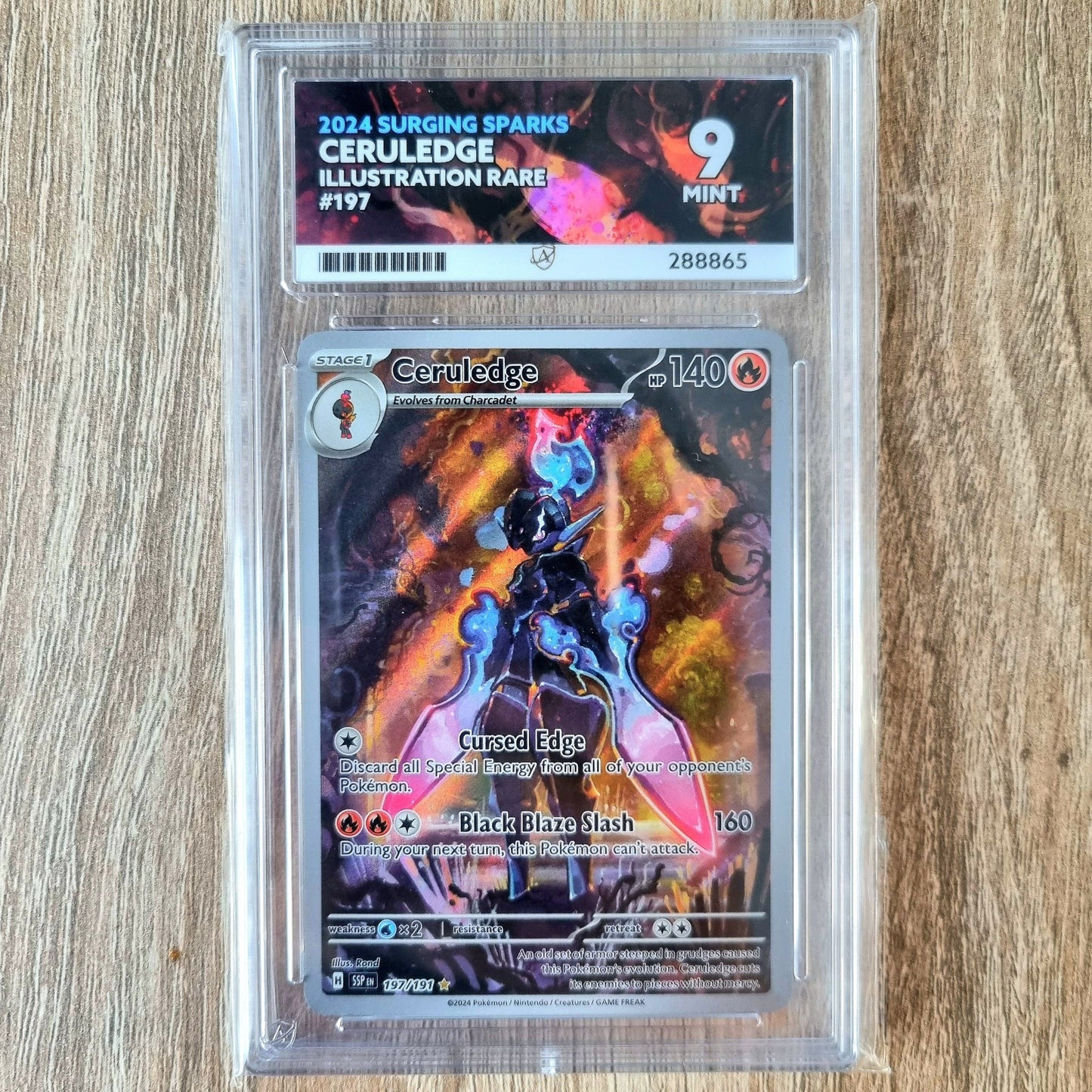 Pokemon TCG Ceruledge Surging Sparks 197/191 (Ace 9)