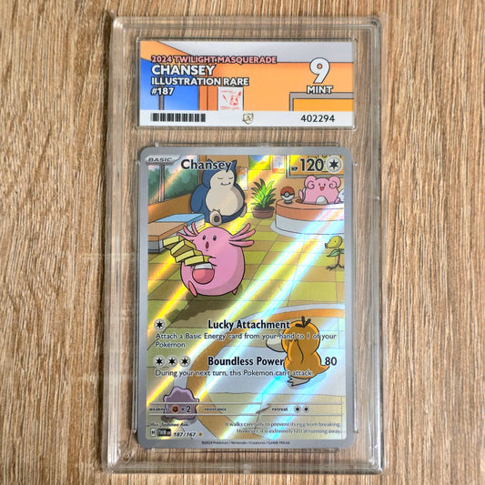 Pokemon TCG Chansey Twilight Masquerade 187/167 (Ace 9)