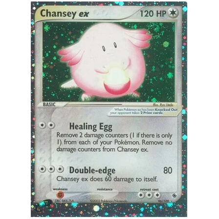Pokemon TCG Chansey ex Ruby & Sapphire 96/109
