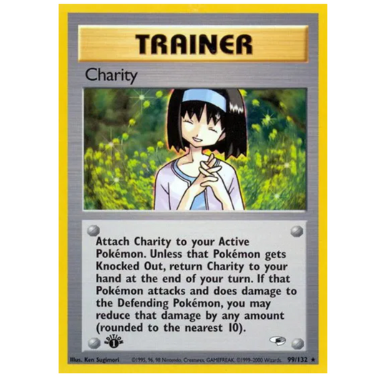 Pokemon TCG Charity 1st Edition Gym Heroes 99/132