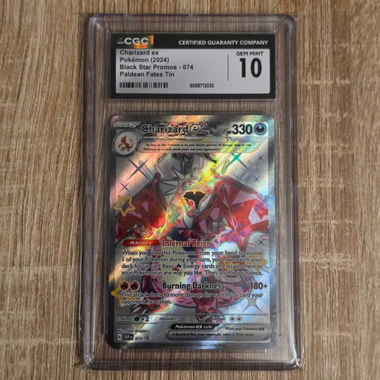 Pokemon TCG Charizard 074 Black Star Promo (CGC 10)