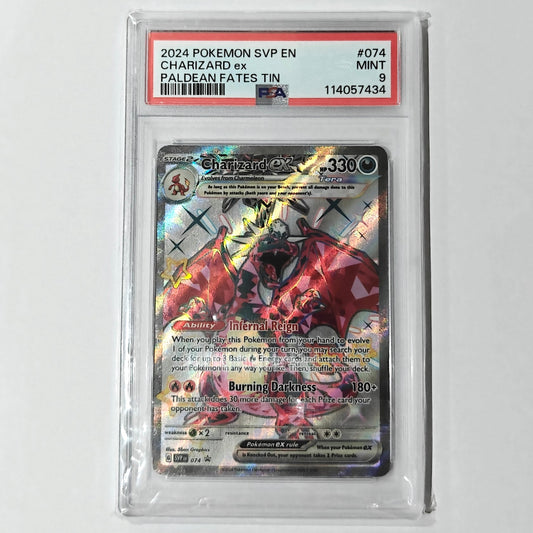 Pokemon TCG Charizard 074 Black Star Promo PSA 9