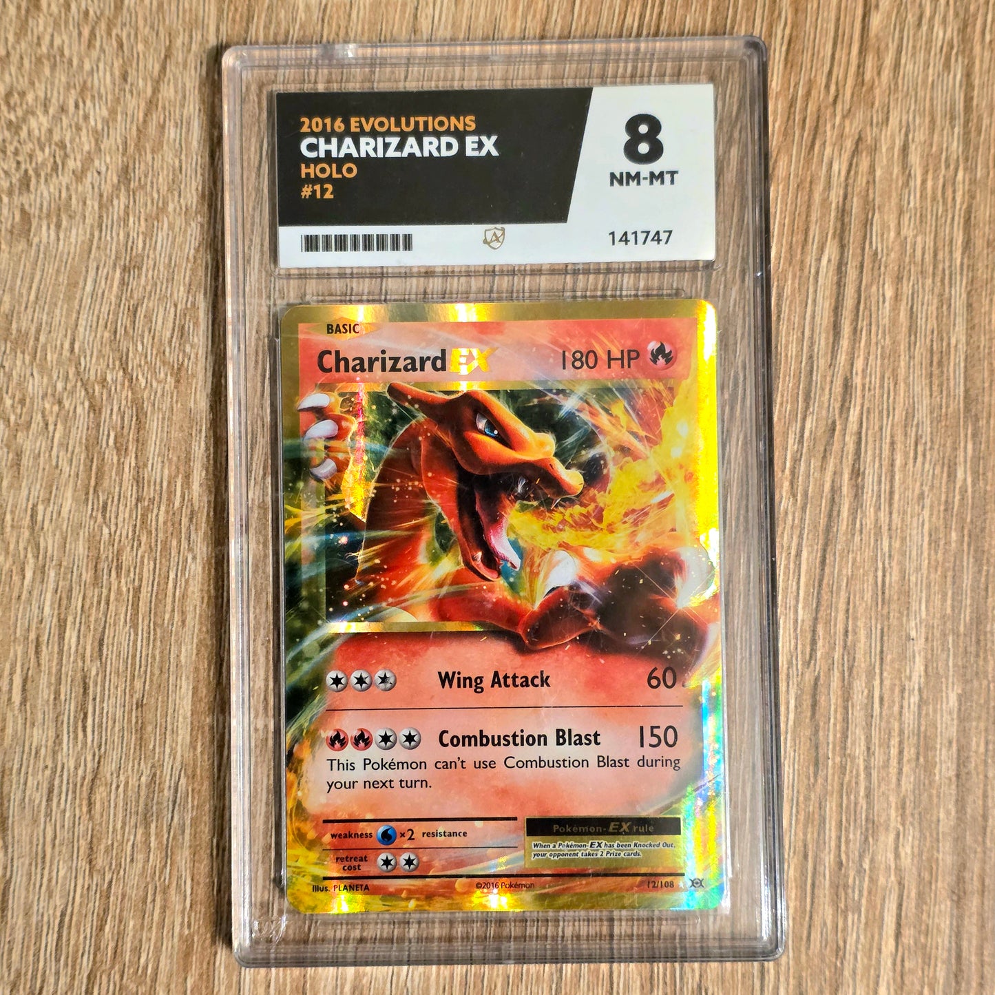 Pokemon TCG Charizard EX Evolutions 12/108 (Ace 8)