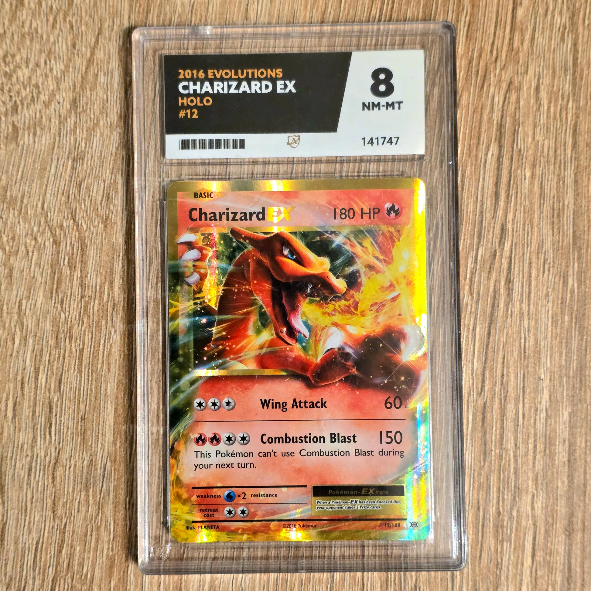 Pokemon TCG Charizard EX Evolutions 12/108 (Ace 8)